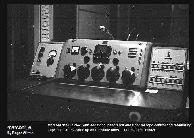 Photos of the BBC provided with permission from BBC engineer Roger Wilmut to the Museum of Magntic Sound Recording